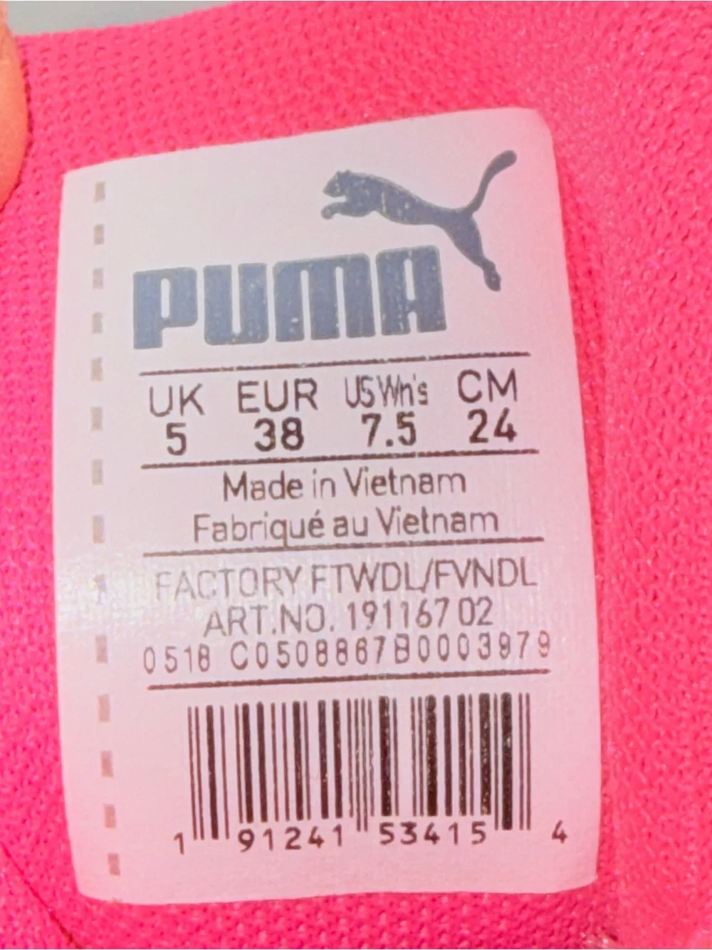Puma Women's Pink Athletic Slip-On Sneaker